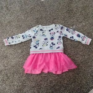 Long sleeve minnie mouse dress